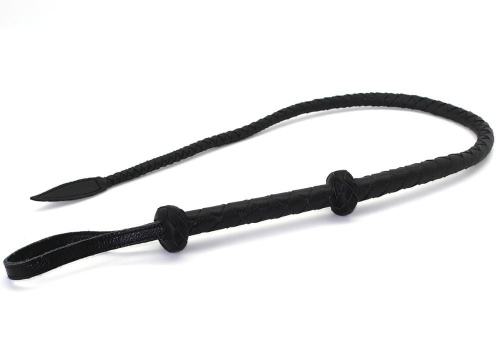 View an image of Leather-Like Microfiber Small Whip made from high-quality microfiber material for a comfortable grip and easy maintenance.