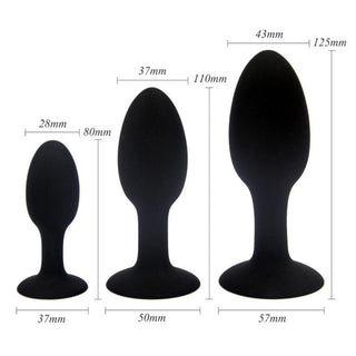 Quality silicone material providing softness and flexibility for comfort during intimate play with the silicone anal toy.