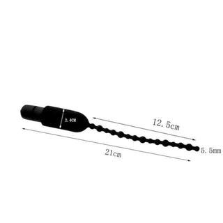 Image of black and orange Medical-Grade Silicone Urethral Penis Plug options for variety