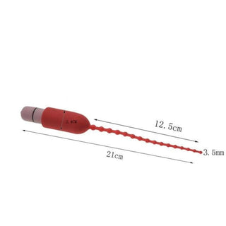 Image of 10 vibration frequencies on Medical-Grade Silicone Urethral Penis Plug for customizable pleasure
