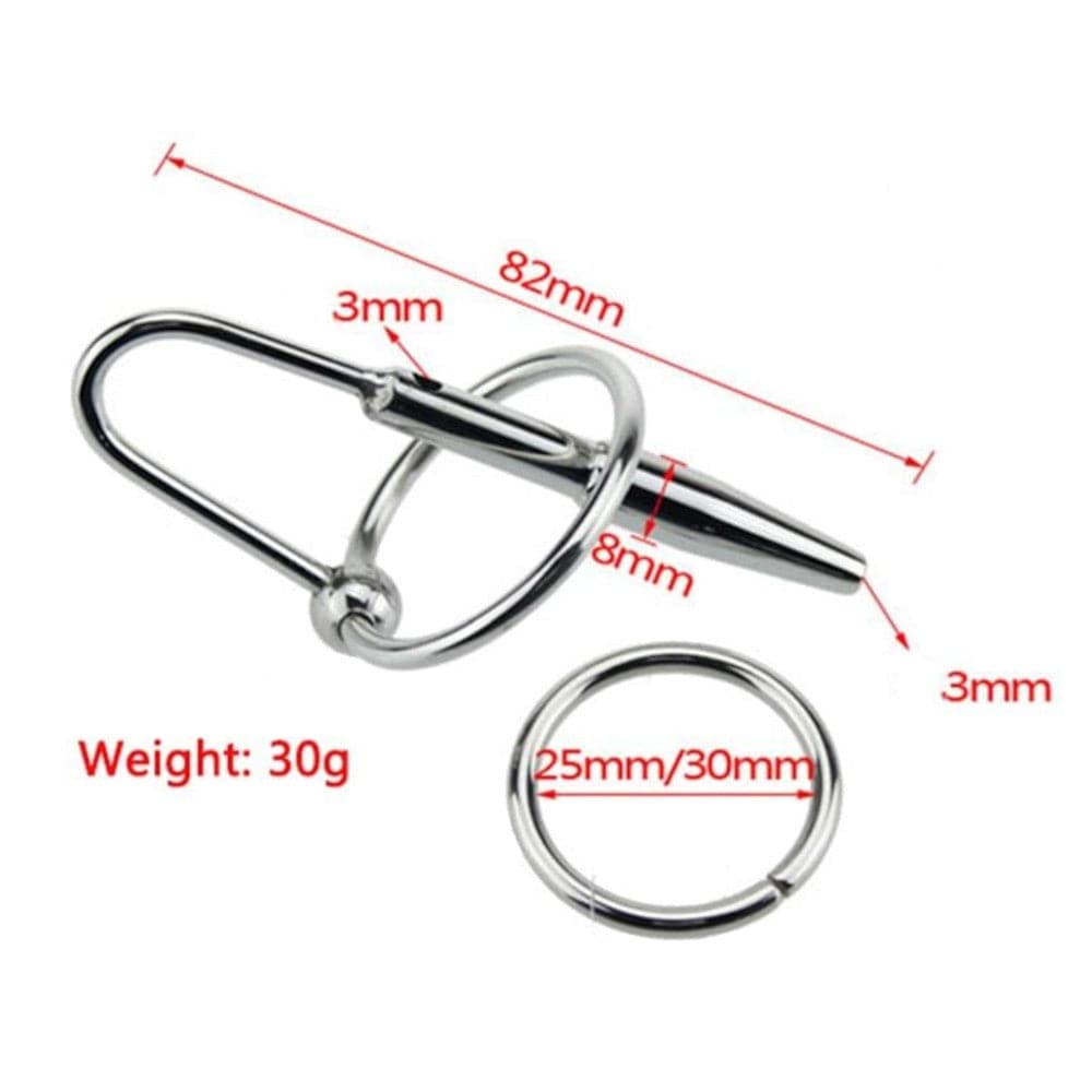 Pictured here is an image of Stainless Urethral Dilator Penis Plug, your key to a journey of ecstasy and desire.