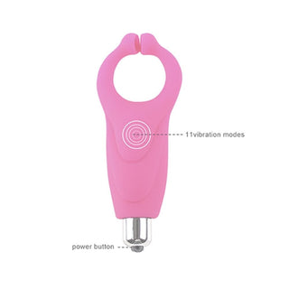 Check out an image of Pocket-Size Vibrating Clit Clamp with LR1 AM5 battery operation for convenience.
