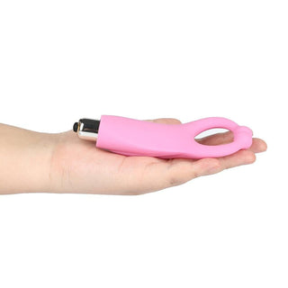 This is an image of Pocket-Size Vibrating Clit Clamp made from high-quality silicone for comfort.