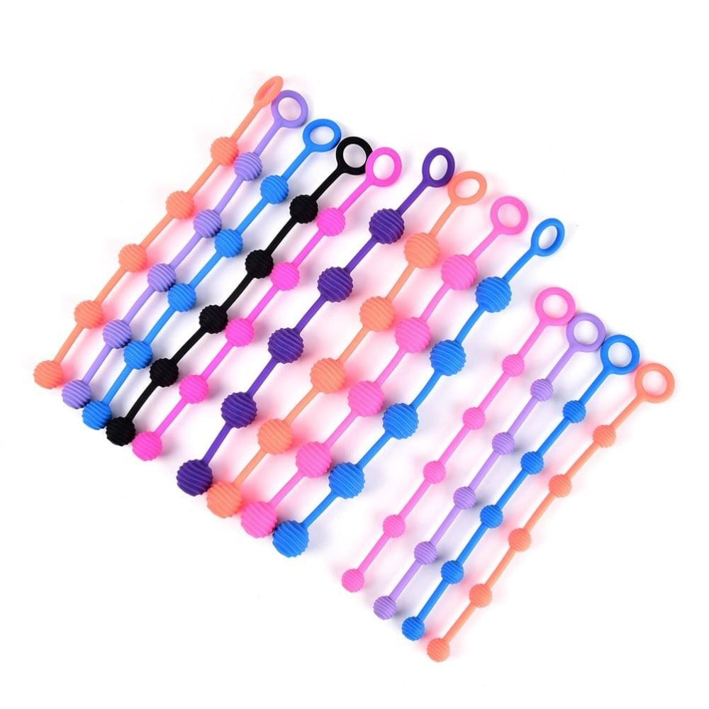 Image of Dazzlingly-colorful Jelly Anal Beads for vibrant pleasure