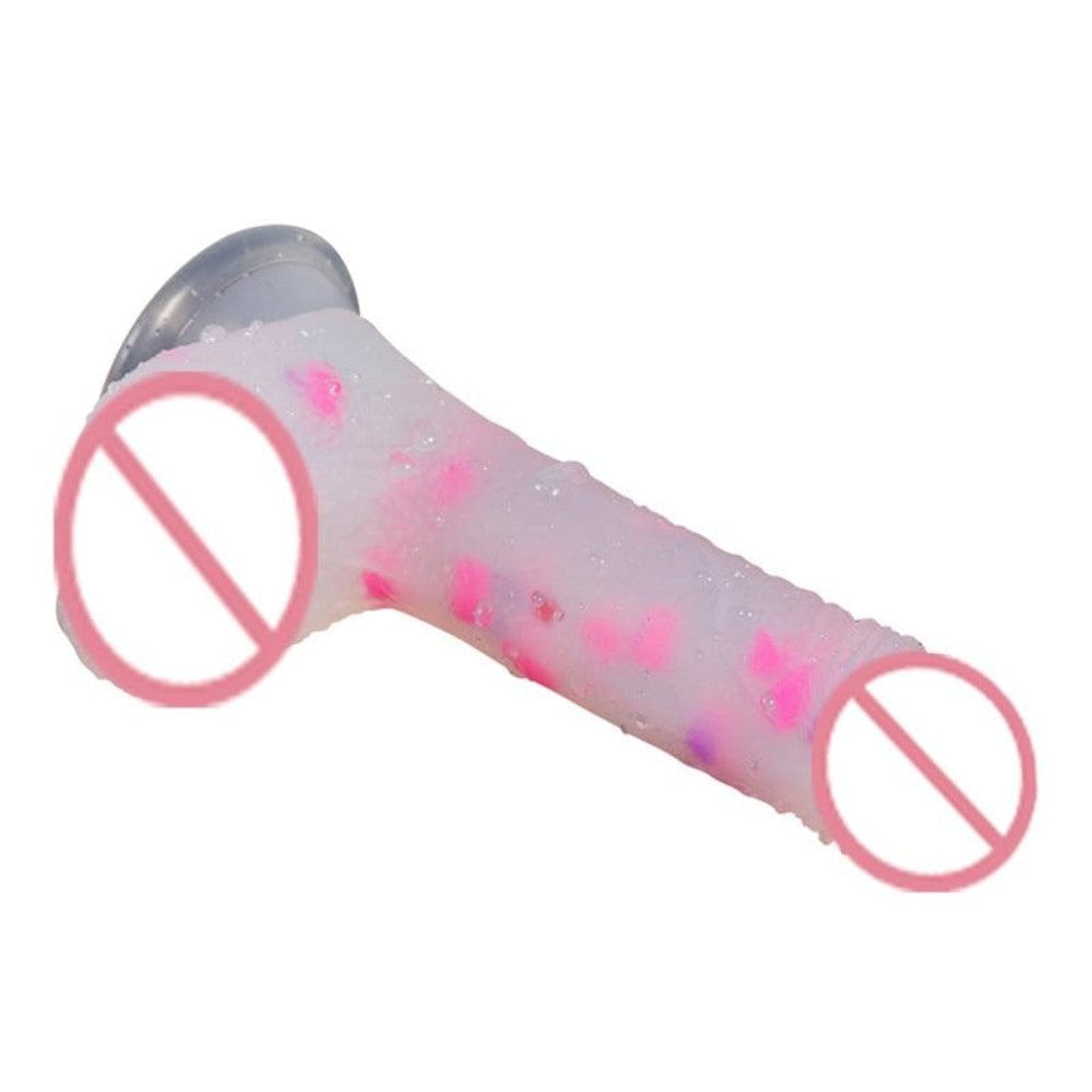 Observe an image of Fantastic 7 Inch Soft Jelly Dildo, a satisfying candy-like dildo that offers fullness, stretching, and a sweet temptation for your desires.